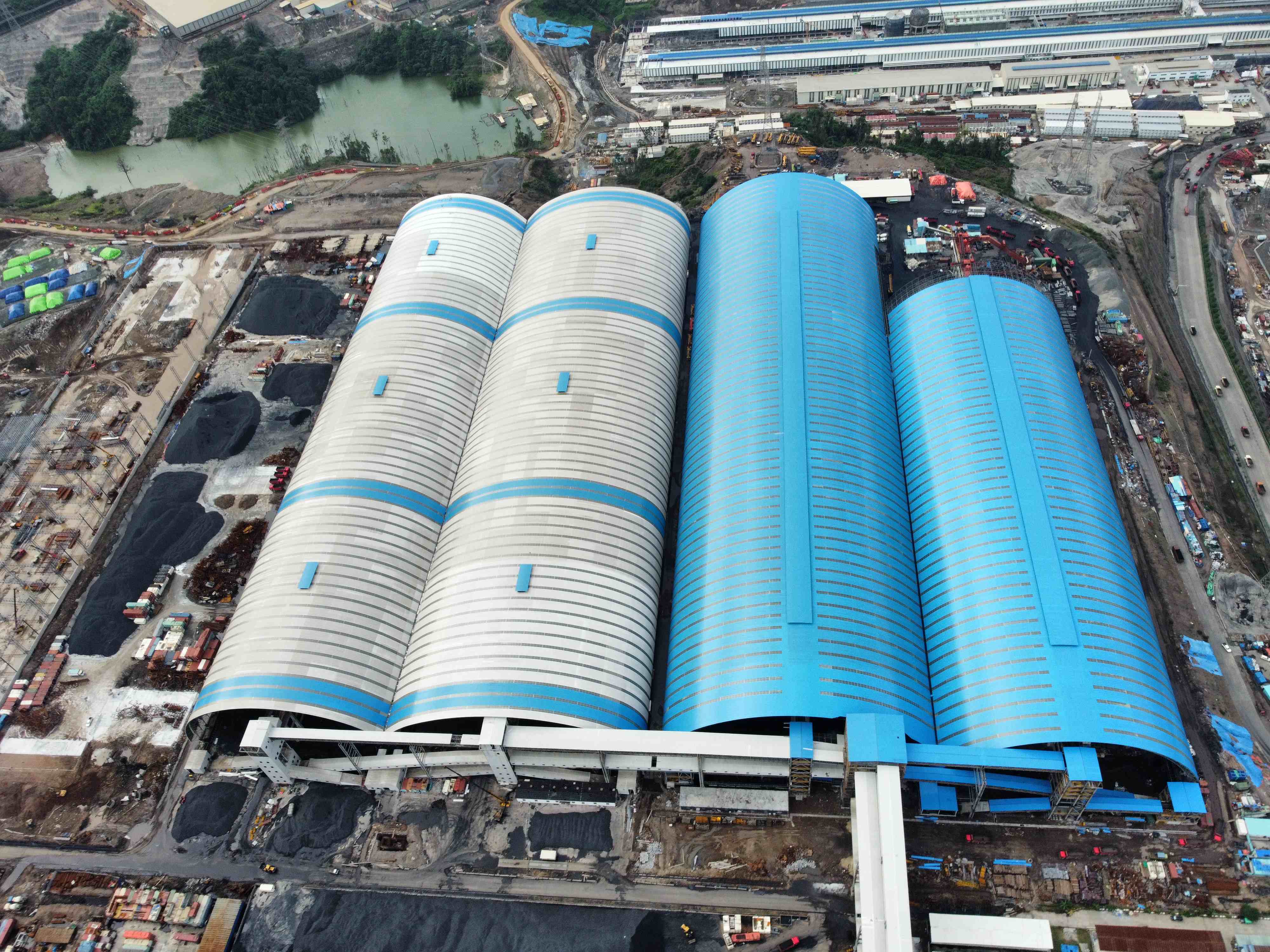 旭陽偉山（印尼）煤棚網架項目