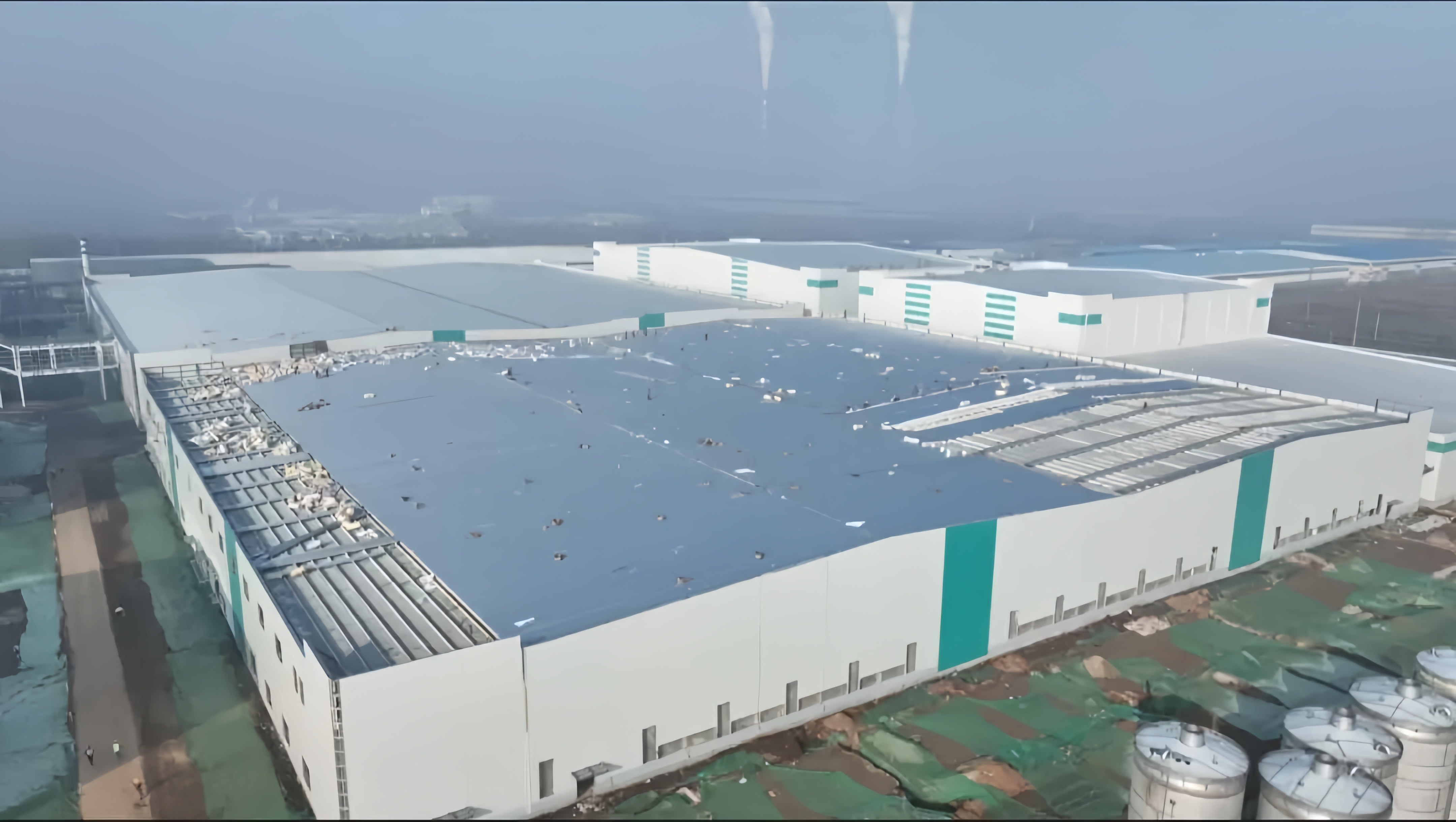 華潤雪花啤酒工廠項目濟南工廠-聯合車間及綜合樓等土建工程鋼結構工程